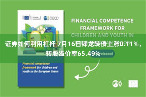 证券如何利用杠杆 7月16日锋龙转债上涨0.11%，转股溢价率65.49%