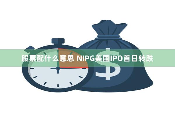 股票配什么意思 NIPG美国IPO首日转跌