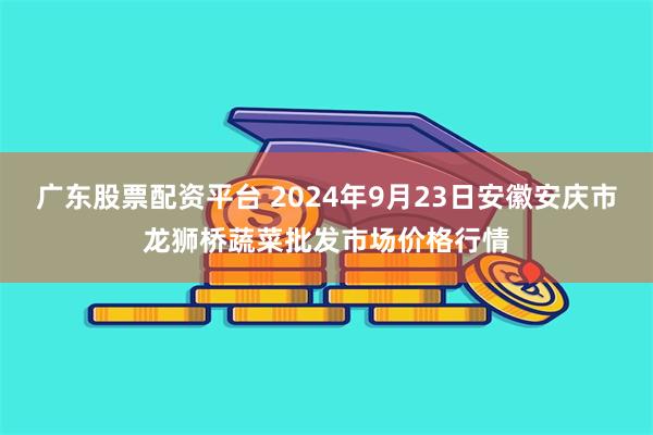 广东股票配资平台 2024年9月23日安徽安庆市龙狮桥蔬菜批发市场价格行情